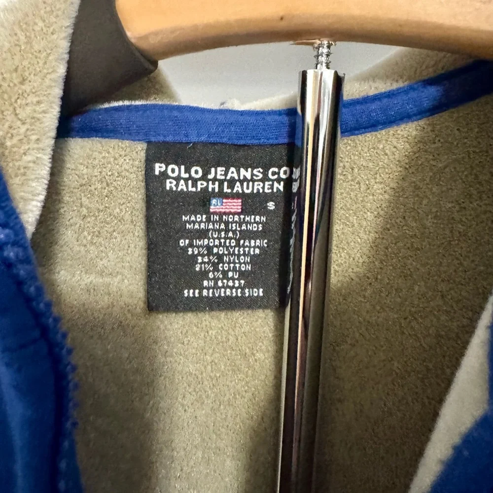 Ralph Lauren Polo Jeans Co. Fleece‎ Very Warm Child’s Blue Jacket in Small.